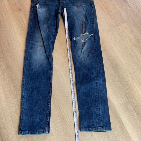 ONLY & Sons slim fitted regular rise button fly softly tapered Jeans - Picture 8 of 13